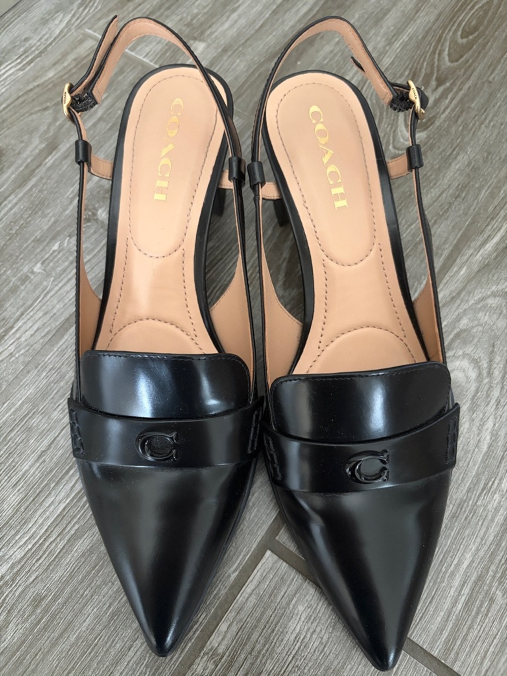 Coach Slingback Heels